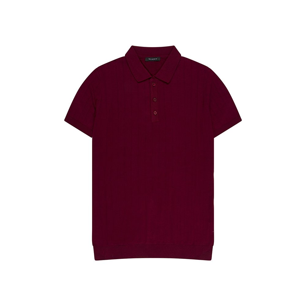 Bordeaux Slim Fit Poloshirt voor Heren - Legend Style