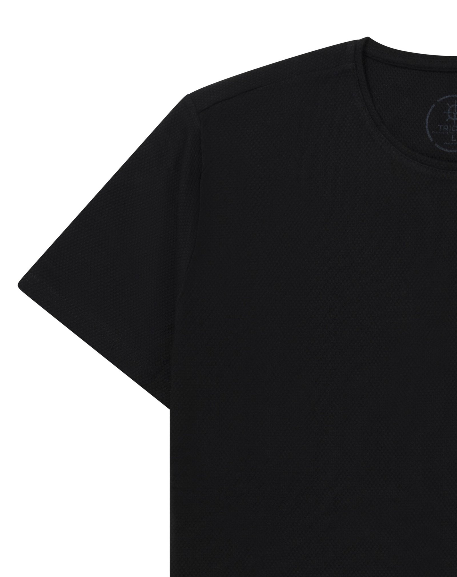 Slim fit basic zwart T-shirt