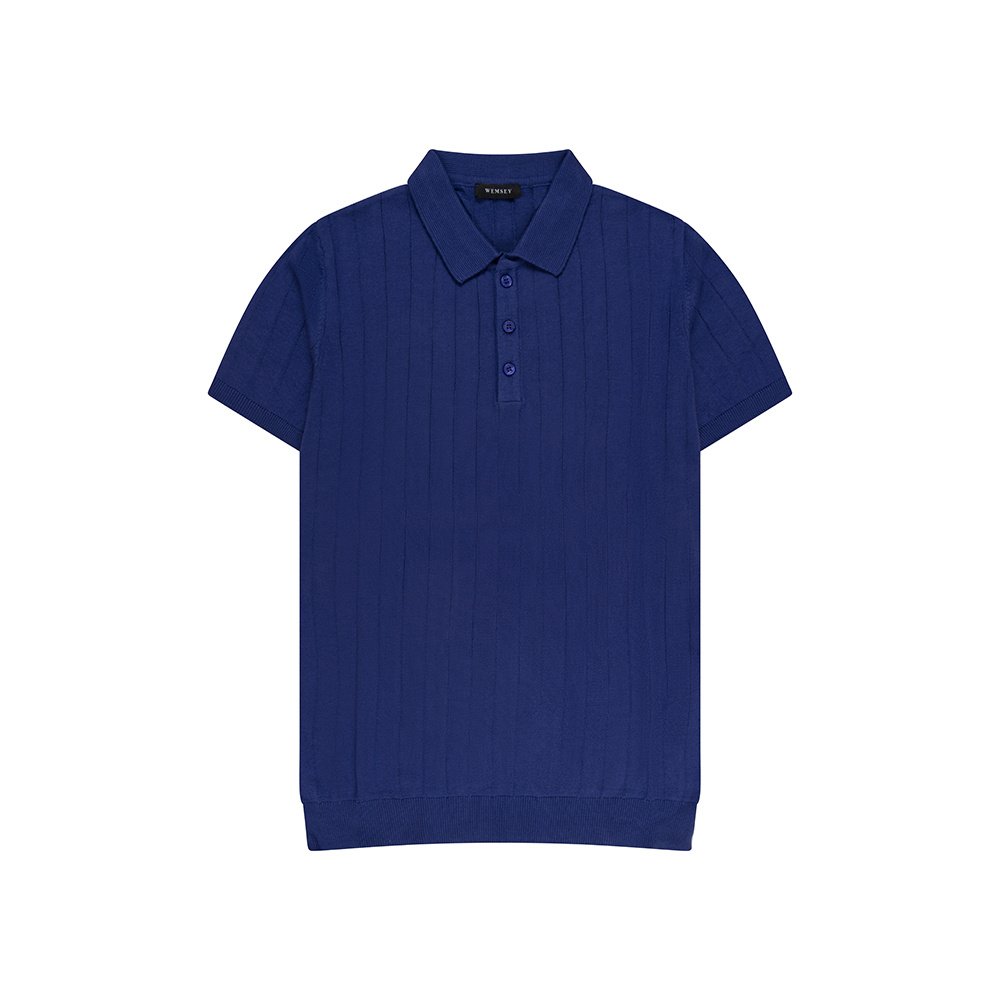 Slim fit, poloshirt, paars, heren, verticale strepen, casual, mode, korte mouwen