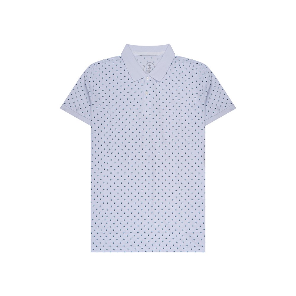 slim fit poloshirt wit