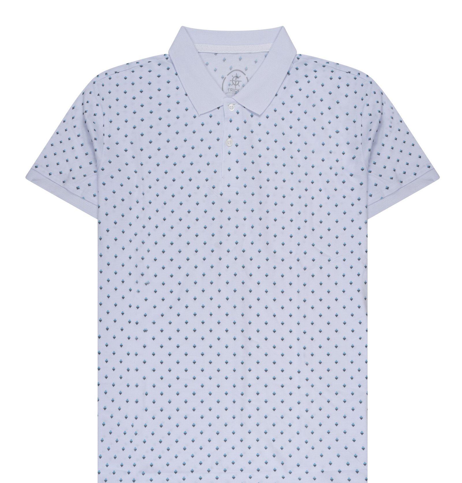 slim fit poloshirt wit