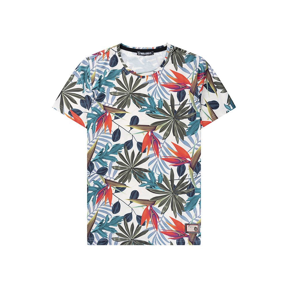 T-shirt met kleurrijke bloemenprint