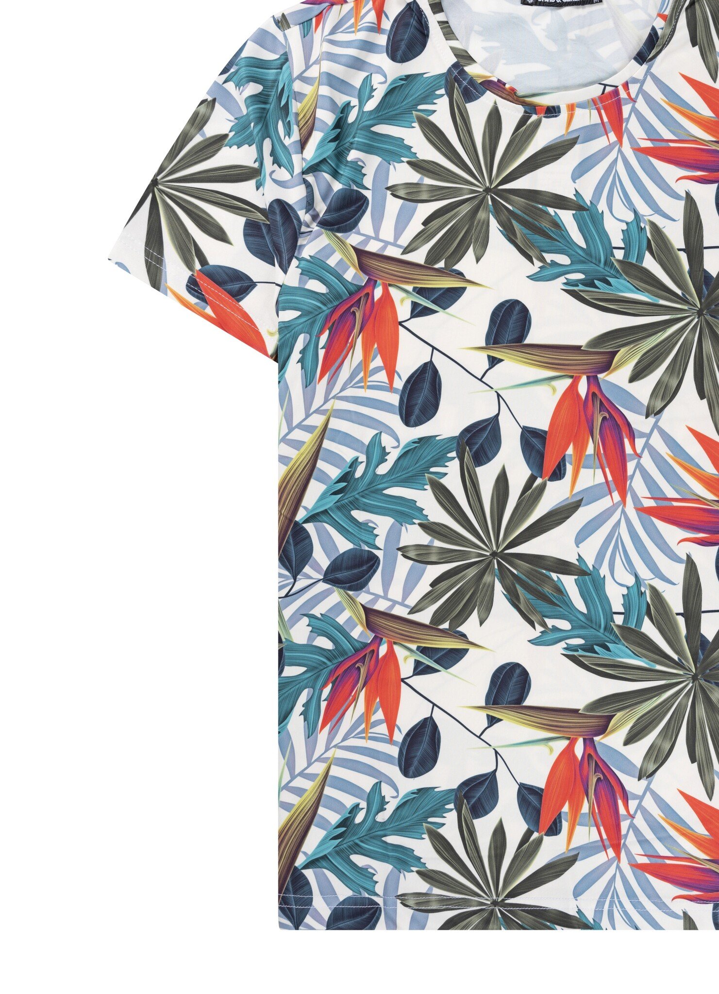 T-shirt met kleurrijke bloemenprint